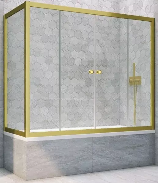 Шторка на ванну стеклянная «Vegas Glass» Z2V+ZVF Novo 185/90 Crystal vision/золото матовое универсальная
Шторка на ванну стеклянная «Vegas Glass» Z2V+ZVF Novo 185/90 Crystal vision/золото матовое универсальная