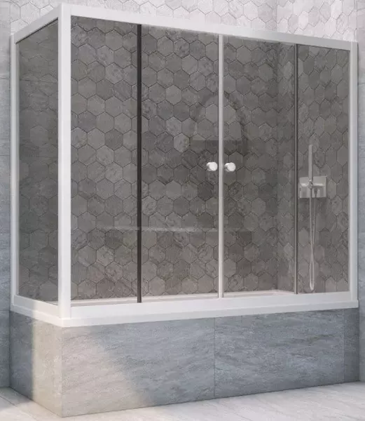 Шторка на ванну стеклянная «Vegas Glass» Z2V+ZVF Novo 190/80 графит/белая универсальная
Шторка на ванну стеклянная «Vegas Glass» Z2V+ZVF Novo 190/80 графит/белая универсальная