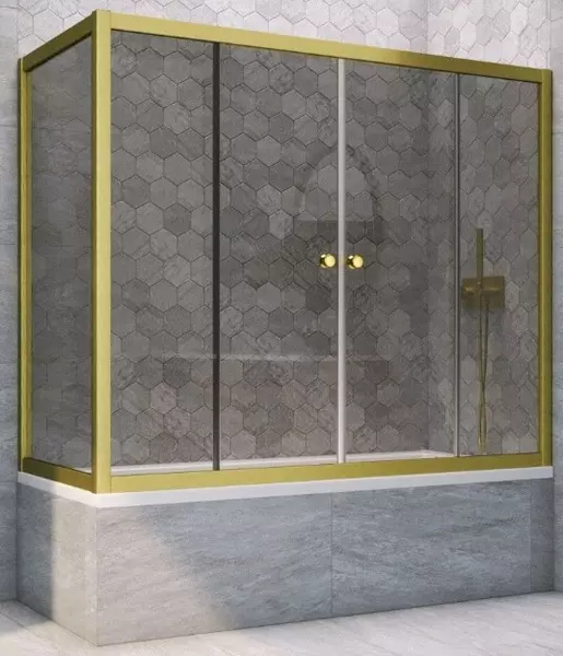 Шторка на ванну стеклянная «Vegas Glass» Z2V+ZVF Novo 195/75 графит/золото матовое универсальная
Шторка на ванну стеклянная «Vegas Glass» Z2V+ZVF Novo 195/75 графит/золото матовое универсальная