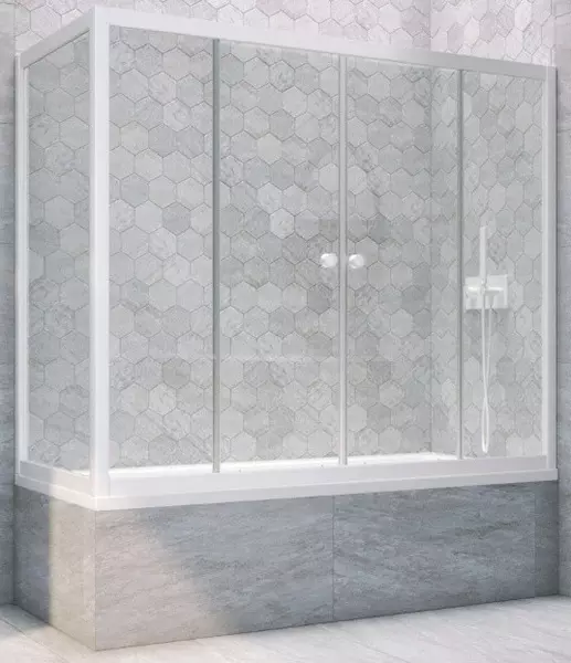Шторка на ванну стеклянная «Vegas Glass» Z2V+ZVF Novo 200/80 Crystal vision/белая универсальная
Шторка на ванну стеклянная «Vegas Glass» Z2V+ZVF Novo 200/80 Crystal vision/белая универсальная