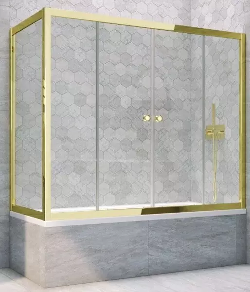 Шторка на ванну стеклянная «Vegas Glass» Z2V+ZVF Tur Novo 155/85 прозрачная/золото универсальная
Шторка на ванну стеклянная «Vegas Glass» Z2V+ZVF Tur Novo 155/85 прозрачная/золото универсальная