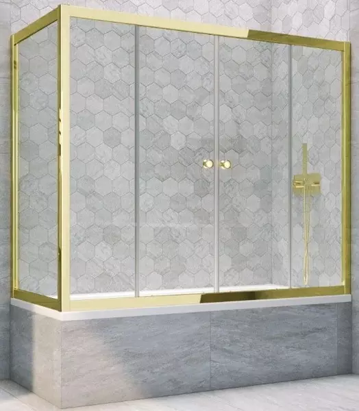 Шторка на ванну стеклянная «Vegas Glass» Z2V+ZVF Tur Novo 155/85 Crystal vision/золото универсальная
Шторка на ванну стеклянная «Vegas Glass» Z2V+ZVF Tur Novo 155/85 Crystal vision/золото универсальная