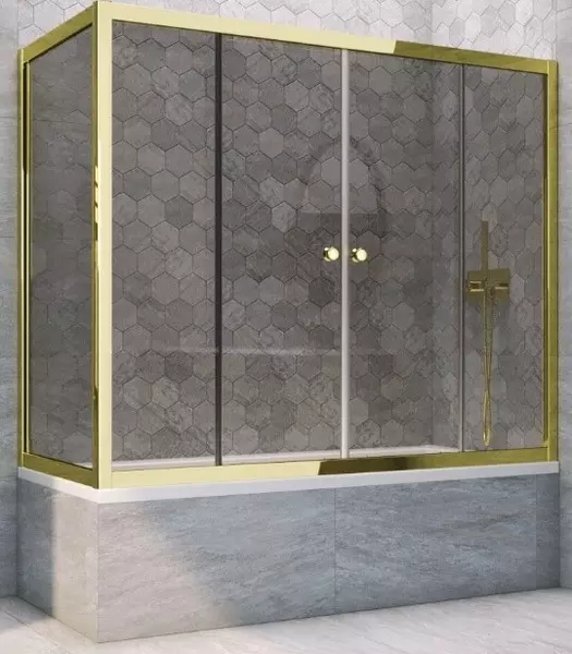 Шторка на ванну стеклянная «Vegas Glass» Z2V+ZVF Tur Novo 165/85 графит/золото универсальная
Шторка на ванну стеклянная «Vegas Glass» Z2V+ZVF Tur Novo 165/85 графит/золото универсальная