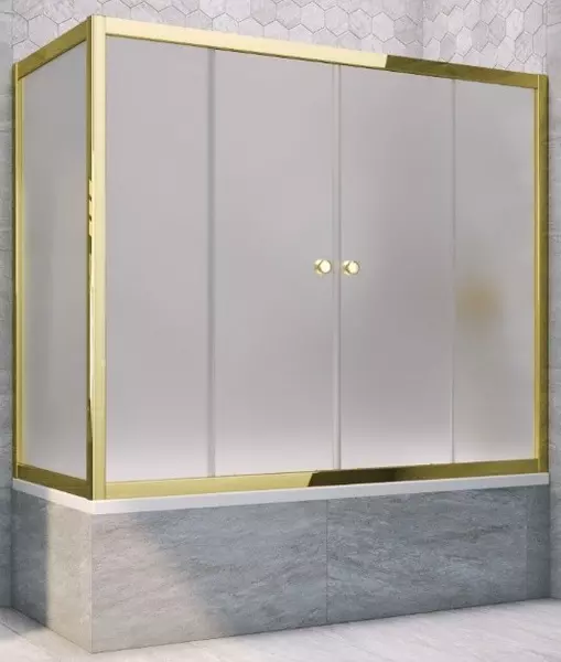 Шторка на ванну стеклянная «Vegas Glass» Z2V+ZVF Tur Novo 190/80 сатин/золото универсальная
Шторка на ванну стеклянная «Vegas Glass» Z2V+ZVF Tur Novo 190/80 сатин/золото универсальная