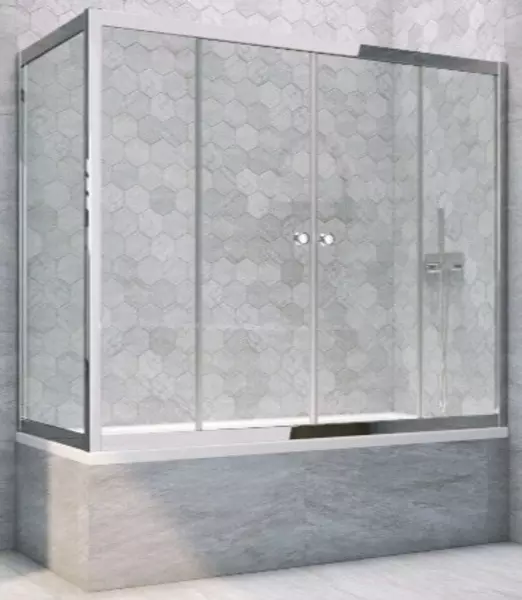 Шторка на ванну стеклянная «Vegas Glass» Z2V+ZVF Tur Novo 195/80 прозрачная/хром глянцевая универсальная
Шторка на ванну стеклянная «Vegas Glass» Z2V+ZVF Tur Novo 195/80 прозрачная/хром глянцевая универсальная