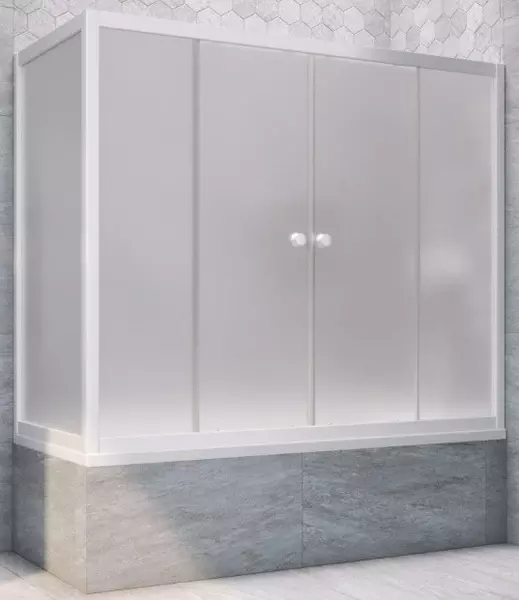 Шторка на ванну стеклянная «Vegas Glass» Z2V+ZVF Novo 155/75 сатин/белая универсальная
Шторка на ванну стеклянная «Vegas Glass» Z2V+ZVF Novo 155/75 сатин/белая универсальная