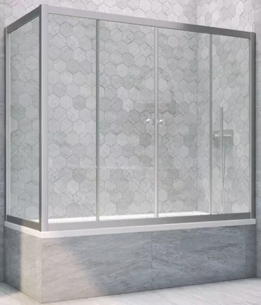 Шторка на ванну стеклянная «Vegas Glass» Z2V+ZVF Novo 155/75 прозрачная/хром матовая универсальная
Шторка на ванну стеклянная «Vegas Glass» Z2V+ZVF Novo 155/75 прозрачная/хром матовая универсальная
