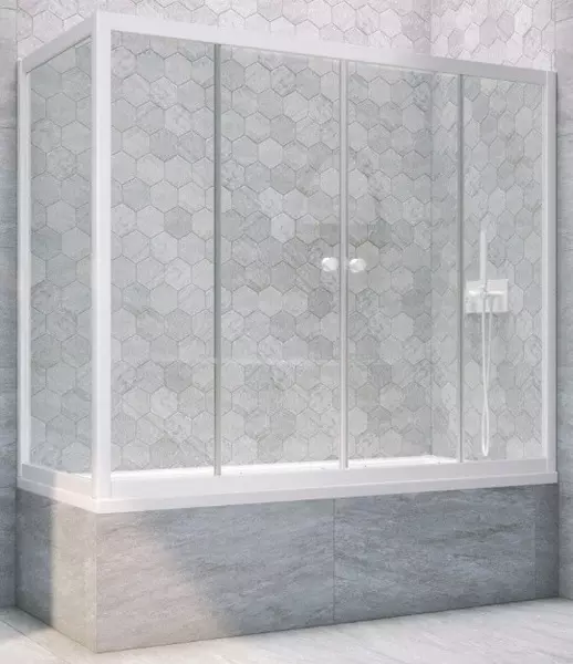Шторка на ванну стеклянная «Vegas Glass» Z2V+ZVF Novo 190/70 прозрачная/белая универсальная
Шторка на ванну стеклянная «Vegas Glass» Z2V+ZVF Novo 190/70 прозрачная/белая универсальная