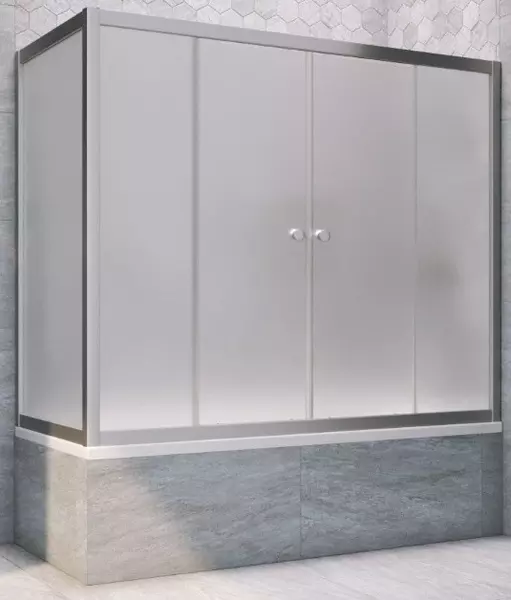 Шторка на ванну стеклянная «Vegas Glass» Z2V+ZVF Novo 200/80 сатин/хром матовая универсальная
Шторка на ванну стеклянная «Vegas Glass» Z2V+ZVF Novo 200/80 сатин/хром матовая универсальная