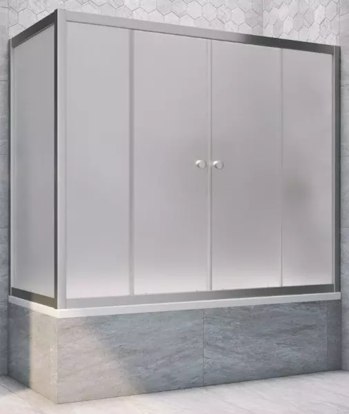 Шторка на ванну стеклянная «Vegas Glass» Z2V+ZVF Novo 200/85 сатин/хром матовая универсальная
Шторка на ванну стеклянная «Vegas Glass» Z2V+ZVF Novo 200/85 сатин/хром матовая универсальная