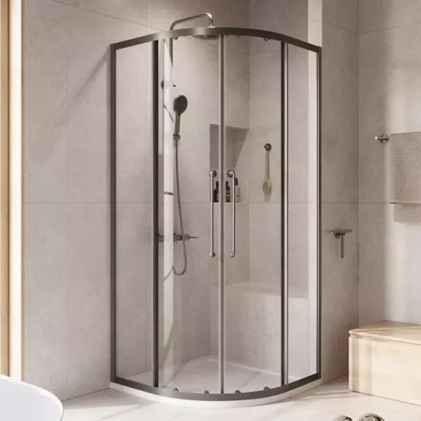 Душевой угол-ограждение «Cezares» Relax-304-R-2-90-C-GM 90/90 прозрачный/оружейная сталь четверть круга без поддона
Душевой угол-ограждение «Cezares» Relax-304-R-2-90-C-GM 90/90 прозрачный/оружейная сталь четверть круга без поддона
