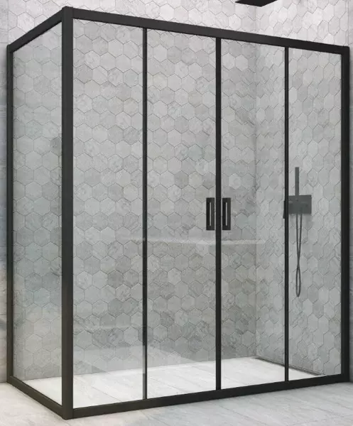 Душевой угол-ограждение «Vegas Glass» Z2P+ZPV Novo h2000 165/95 Crystal vision/чёрный матовый без поддона универсальный
Душевой угол-ограждение «Vegas Glass» Z2P+ZPV Novo h2000 165/95 Crystal vision/чёрный матовый без поддона универсальный
