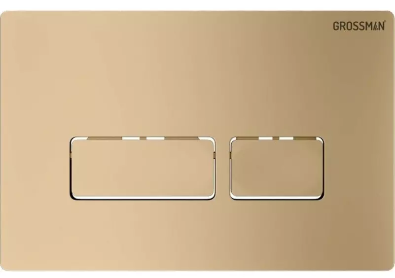 Кнопка смыва «Grossman» Pragma 700.K31.03.310.310 пластик золото матовый
Кнопка смыва «Grossman» Pragma 700.K31.03.310.310 пластик золото матовый
