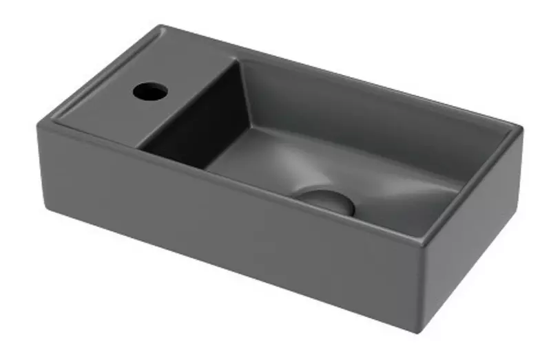 Раковина «Ceramica Nova» Element 41/22 CN6051RMDH фарфоровая темный антрацит матовый правая
Раковина «Ceramica Nova» Element 41/22 CN6051RMDH фарфоровая темный антрацит матовый правая