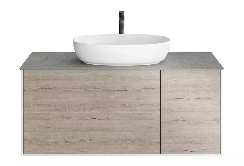 Тумба с раковиной «Kerama Marazzi» Plaza Modern 120/3 (Plaza 60/38) подвесная дуб Орегон
Тумба с раковиной «Kerama Marazzi» Plaza Modern 120/3 (Plaza 60/38) подвесная дуб Орегон