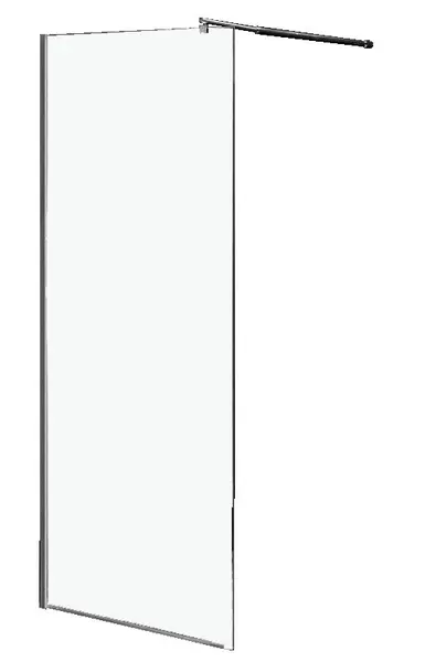 Душевая перегородка «Loranto» Sunway CS-L1020 Walk-in 100/200 прозрачная/хром универсальная 
Душевая перегородка «Loranto» Sunway CS-L1020 Walk-in 100/200 прозрачная/хром универсальная