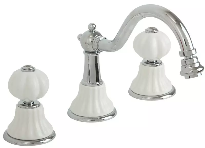 Смеситель для биде «Migliore» Olivia 19002 с донным клапаном хром/белый 
Смеситель для биде «Migliore» Olivia 19002 с донным клапаном хром/белый