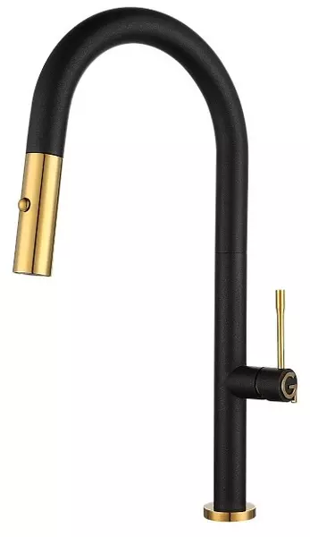 Смеситель для кухонной мойки «Rivelato» Asti 3972500 с выдвижным изливом antracite/oro
Смеситель для кухонной мойки «Rivelato» Asti 3972500 с выдвижным изливом antracite/oro