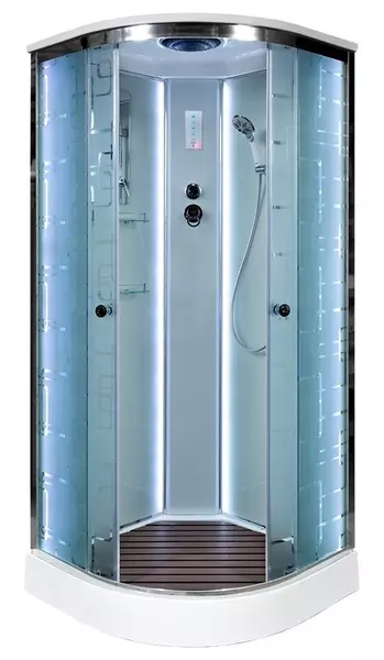 Душевая кабина «AvaCan» EM1510 LED 100/100 низкий поддон матовая с рисунком/хром с электрикой
Душевая кабина «AvaCan» EM1510 LED 100/100 низкий поддон матовая с рисунком/хром с электрикой