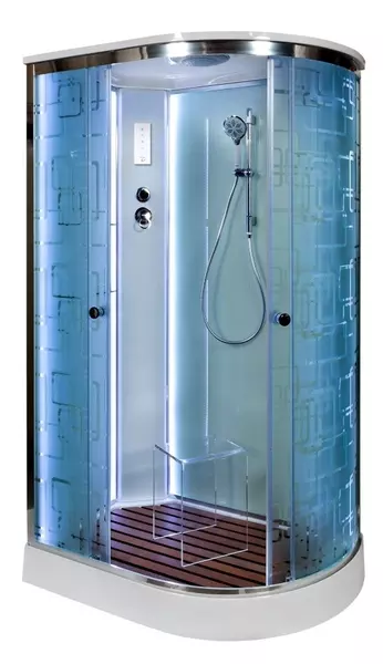 Душевая кабина «AvaCan» EM1512L LED 120/80 низкий поддон матовая с рисунком/хром с электрикой левая
Душевая кабина «AvaCan» EM1512L LED 120/80 низкий поддон матовая с рисунком/хром с электрикой левая