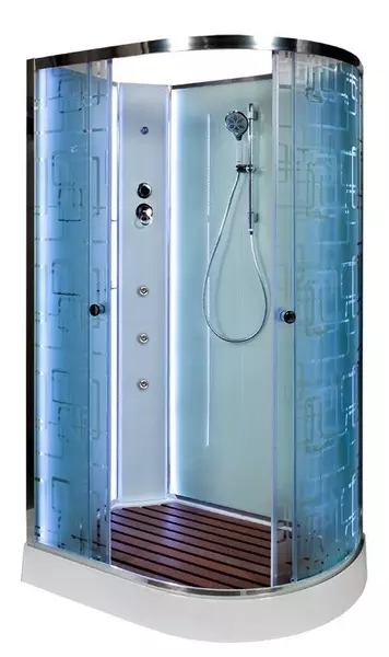 Душевая кабина «AvaCan» EM1512LN LED 120/80 низкий поддон матовая с рисунком/хром без крыши с гидромассажем с электрикой левая
Душевая кабина «AvaCan» EM1512LN LED 120/80 низкий поддон матовая с рисунком/хром без крыши с гидромассажем с электрикой левая