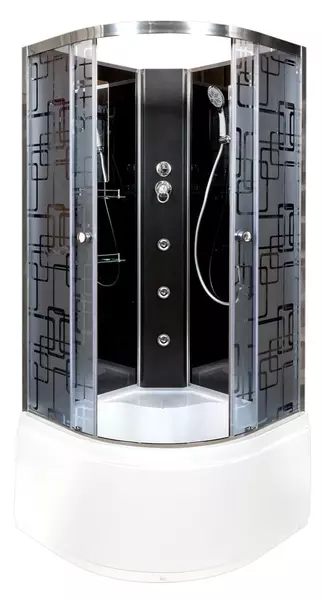 Душевая кабина «AvaCan» BM4510NGMBLACK 100/100 высокий поддон матовая с рисунком/чёрная без крыши с гидромассажем
Душевая кабина «AvaCan» BM4510NGMBLACK 100/100 высокий поддон матовая с рисунком/чёрная без крыши с гидромассажем