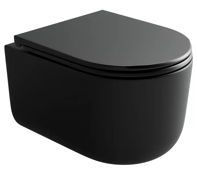 Подвесной унитаз безободковый «Ceramica Nova» Ulma CN4006TMB чёрный матовый с сиденьем дюропласт с микролифтом чёрное
Подвесной унитаз безободковый «Ceramica Nova» Ulma CN4006TMB чёрный матовый с сиденьем дюропласт с микролифтом чёрное