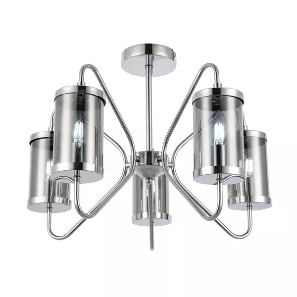 SLE102302-05 Светильник потолочный Хром/Дымчатый E14 5*40W VALIERI · Valieri, Evoluce, SLE102302-05
SLE102302-05 Светильник потолочный Хром/Дымчатый E14 5*40W VALIERI · Valieri, Evoluce, SLE102302-05
