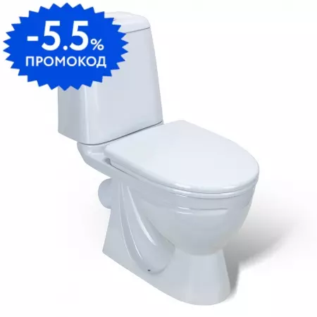 Унитаз компакт «Sanita» Идеал Комфорт белый с сиденьем дюропласт с микролифтом белое
Унитаз компакт «Sanita» Идеал Комфорт белый с сиденьем дюропласт с микролифтом белое