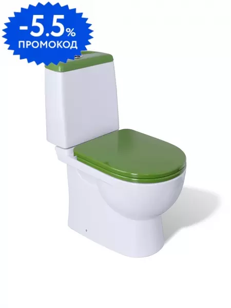 Унитаз компакт «Sanita Luxe» Best Color белый с сиденьем дюропласт с микролифтом зелёное
Унитаз компакт «Sanita Luxe» Best Color белый с сиденьем дюропласт с микролифтом зелёное