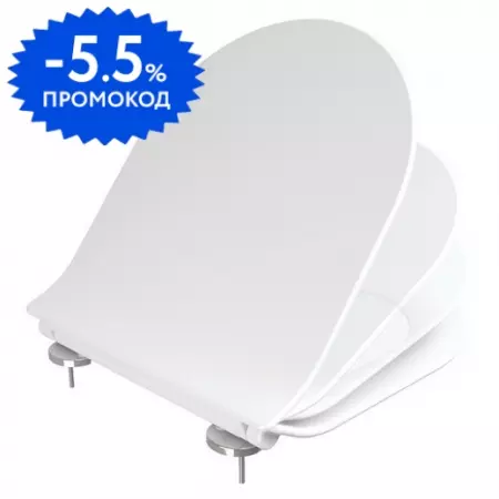 Сиденье для унитаза «Sanitana» Coral S80006562600000 ультратонкое дюропласт с микролифтом белое
Сиденье для унитаза «Sanitana» Coral S80006562600000 ультратонкое дюропласт с микролифтом белое