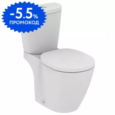 Унитаз компакт безободковый «Ideal Standard» Connect AquaBlade E042901/E785601 (E712701) белый с сиденьем дюропласт с микролифтом белое
Унитаз компакт безободковый «Ideal Standard» Connect AquaBlade E042901/E785601 (E712701) белый с сиденьем дюропласт с микролифтом белое