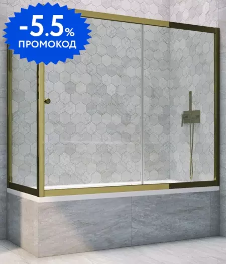 Шторка на ванну стеклянная «Vegas Glass» ZV+ZVF Tur Novo 180/80/140 прозрачная/бронза универсальная
Шторка на ванну стеклянная «Vegas Glass» ZV+ZVF Tur Novo 180/80/140 прозрачная/бронза универсальная