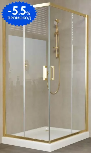 Душевой угол-ограждение «Vegas Glass» ZA-F Tur Novo 90/80 прозрачный/глянцевое золото без поддона универсальный
Душевой угол-ограждение «Vegas Glass» ZA-F Tur Novo 90/80 прозрачный/глянцевое золото без поддона универсальный