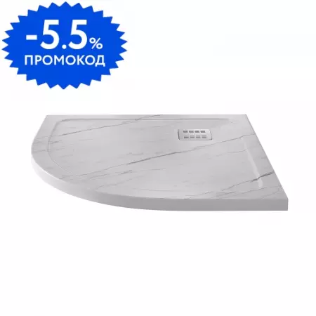 Душевой поддон «WasserKRAFT» Rhin 44T01 90/90 низкий из литьевого мрамора четверть круга белый мрамор
Душевой поддон «WasserKRAFT» Rhin 44T01 90/90 низкий из литьевого мрамора четверть круга белый мрамор