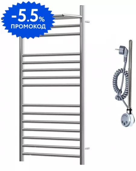 Электрический полотенцесушитель «Point» Аврора PN10150SPE П14 50/100 хром с полкой универсальный
Электрический полотенцесушитель «Point» Аврора PN10150SPE П14 50/100 хром с полкой универсальный