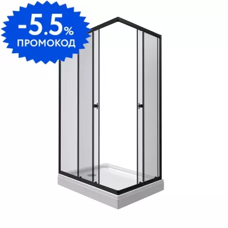 Душевой угол-ограждение «Triton» Вента-Блэк 120/80 прозрачный/чёрный низкий поддон универсальный
Душевой угол-ограждение «Triton» Вента-Блэк 120/80 прозрачный/чёрный низкий поддон универсальный