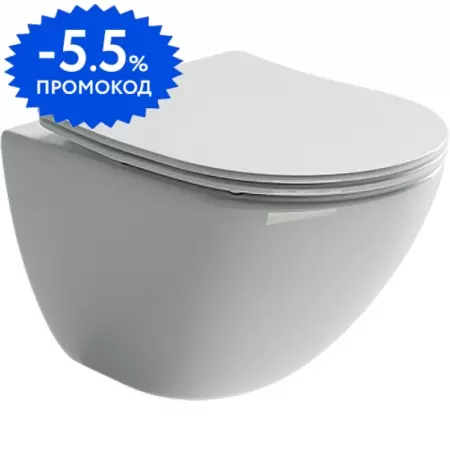Подвесной унитаз безободковый «Ceramica Nova» Mono CN1905 белый с сиденьем дюропласт с микролифтом белое
Подвесной унитаз безободковый «Ceramica Nova» Mono CN1905 белый с сиденьем дюропласт с микролифтом белое