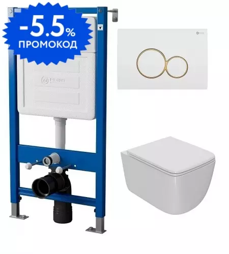 Комплект инсталляция с унитазом, крышкой и кнопкой смыва «Point» PN48004WG (PN48036WG/клавиша PN44061WG/унитаз Меркурий PN41831) безободковый белый
Комплект инсталляция с унитазом, крышкой и кнопкой смыва «Point» PN48004WG (PN48036WG/клавиша PN44061WG/унитаз Меркурий PN41831) безободковый белый