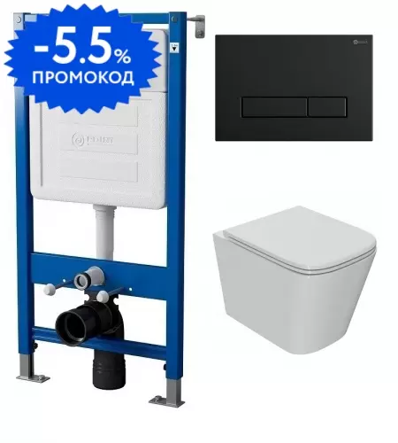 Комплект инсталляция с унитазом, крышкой и кнопкой смыва «Point» PN48087BM (PN45120/клавиша Меркурий PN44831BM/унитаз Ника PN41081) безободковый
Комплект инсталляция с унитазом, крышкой и кнопкой смыва «Point» PN48087BM (PN45120/клавиша Меркурий PN44831BM/унитаз Ника PN41081) безободковый