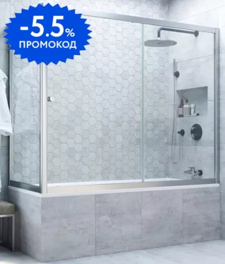 Шторка на ванну стеклянная «Vegas Glass» ZV+ZVF Novo 170/70 Crystal vision/хром матовый универсальная
Шторка на ванну стеклянная «Vegas Glass» ZV+ZVF Novo 170/70 Crystal vision/хром матовый универсальная