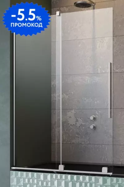 Шторка на ванну стеклянная «Radaway» Furo SL PND II Door 110/150 прозрачная/хром левая
Шторка на ванну стеклянная «Radaway» Furo SL PND II Door 110/150 прозрачная/хром левая
