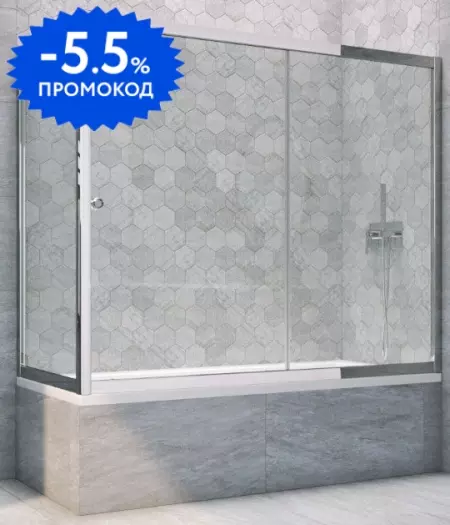Шторка на ванну стеклянная «Vegas Glass» ZV+ZVF Tur Novo 190/70 прозрачная/хром глянцевая универсальная
Шторка на ванну стеклянная «Vegas Glass» ZV+ZVF Tur Novo 190/70 прозрачная/хром глянцевая универсальная