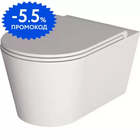 Подвесной унитаз безободковый «Alice» Hide Round 31170109/MC3109S белый матовый с сиденьем дюропласт с микролифтом белое
Подвесной унитаз безободковый «Alice» Hide Round 31170109/MC3109S белый матовый с сиденьем дюропласт с микролифтом белое
