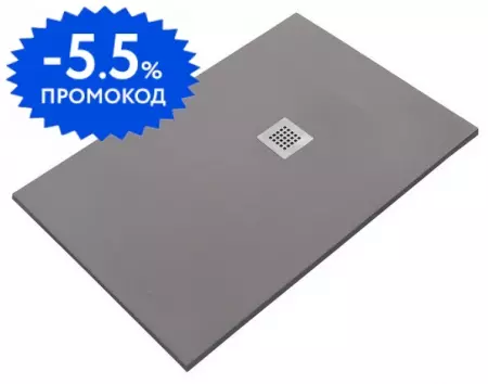 Душевой поддон «Starohome» Solid С0006249 100/80 низкий из литьевого мрамора прямоугольный Grey Matt без сифона
Душевой поддон «Starohome» Solid С0006249 100/80 низкий из литьевого мрамора прямоугольный Grey Matt без сифона