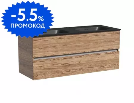 Тумба с раковиной «Sancos» Urban 120 (Element 121/46 MB двойная) подвесная дуб чарльстон
Тумба с раковиной «Sancos» Urban 120 (Element 121/46 MB двойная) подвесная дуб чарльстон