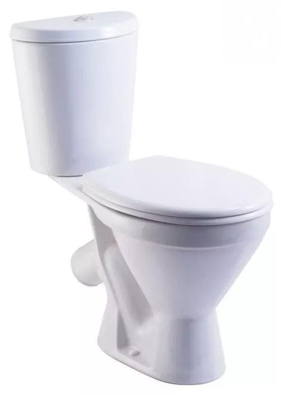 Унитаз компакт «Rosa» Элегант белый с сиденьем полипропилен белый ...
