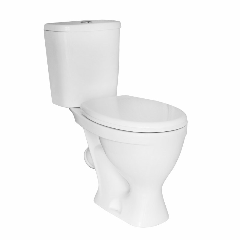 Унитаз компакт «Sanita» Формат Эконом белый с сиденьем полипропилен ...