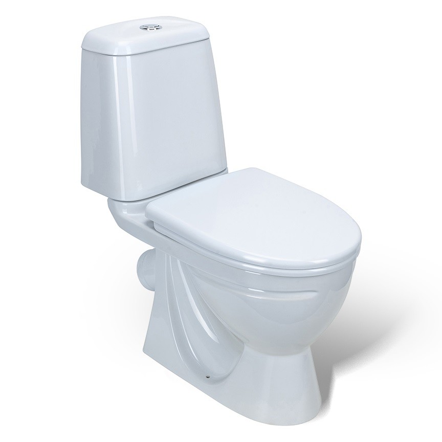 Унитаз компакт «Sanita» Идеал Комфорт белый с сиденьем дюропласт с ...