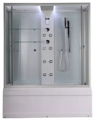 Душевой бокс «Timo» Lux TL-1505 148/82 с ванной прозрачный/белый с ...
